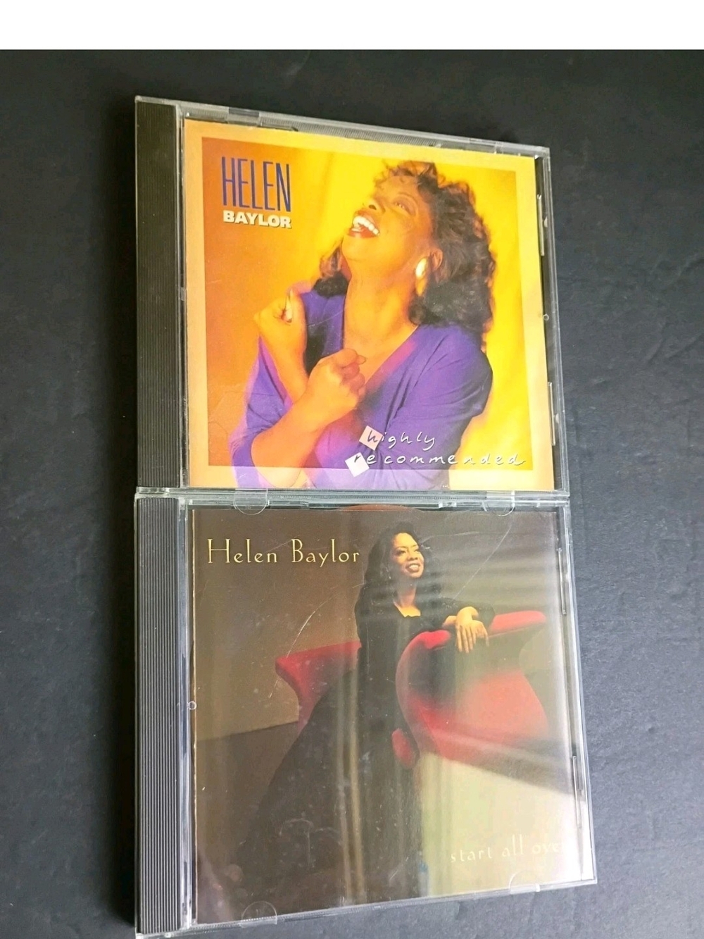 Baylor, Helen - Start All Over & Highly  Recommended 2 Music CD Lot